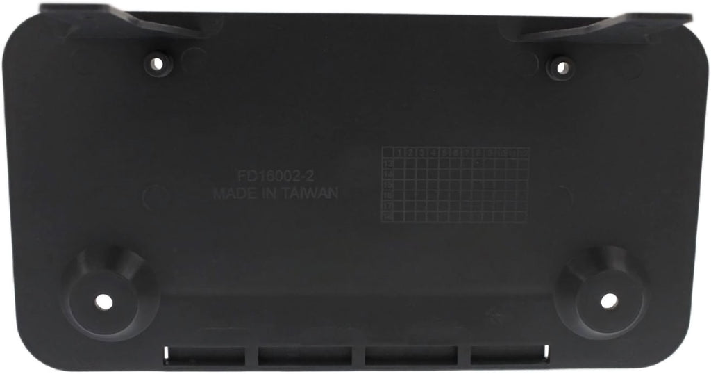 ECONOLINE VAN 03-07 FRONT LICENSE PLATE BRACKET, Textured Black