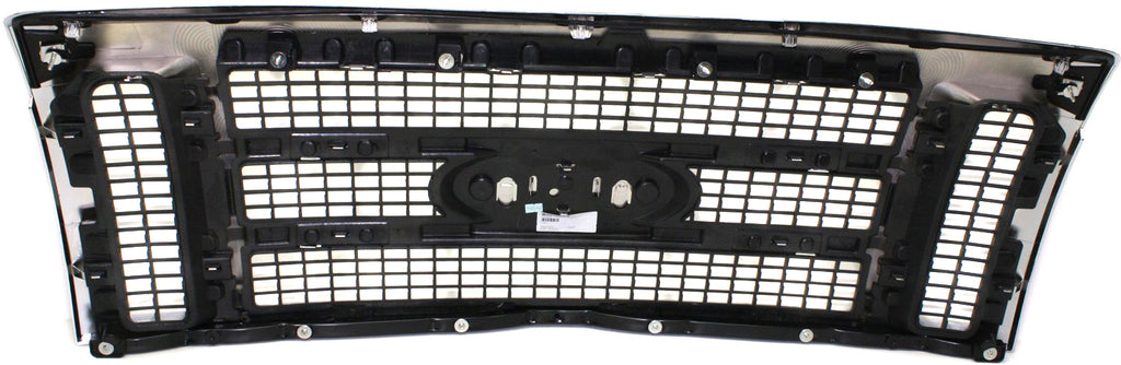 F-150 09-12 GRILLE, Chrome Shell/Painted Gold Insert, King Ranch Model