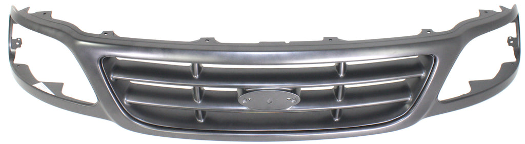 F-150 00-03/F-150 HERITAGE 04-04 GRILLE, Cross Bar Insert Gray Shell and Insert, w/o STX Model