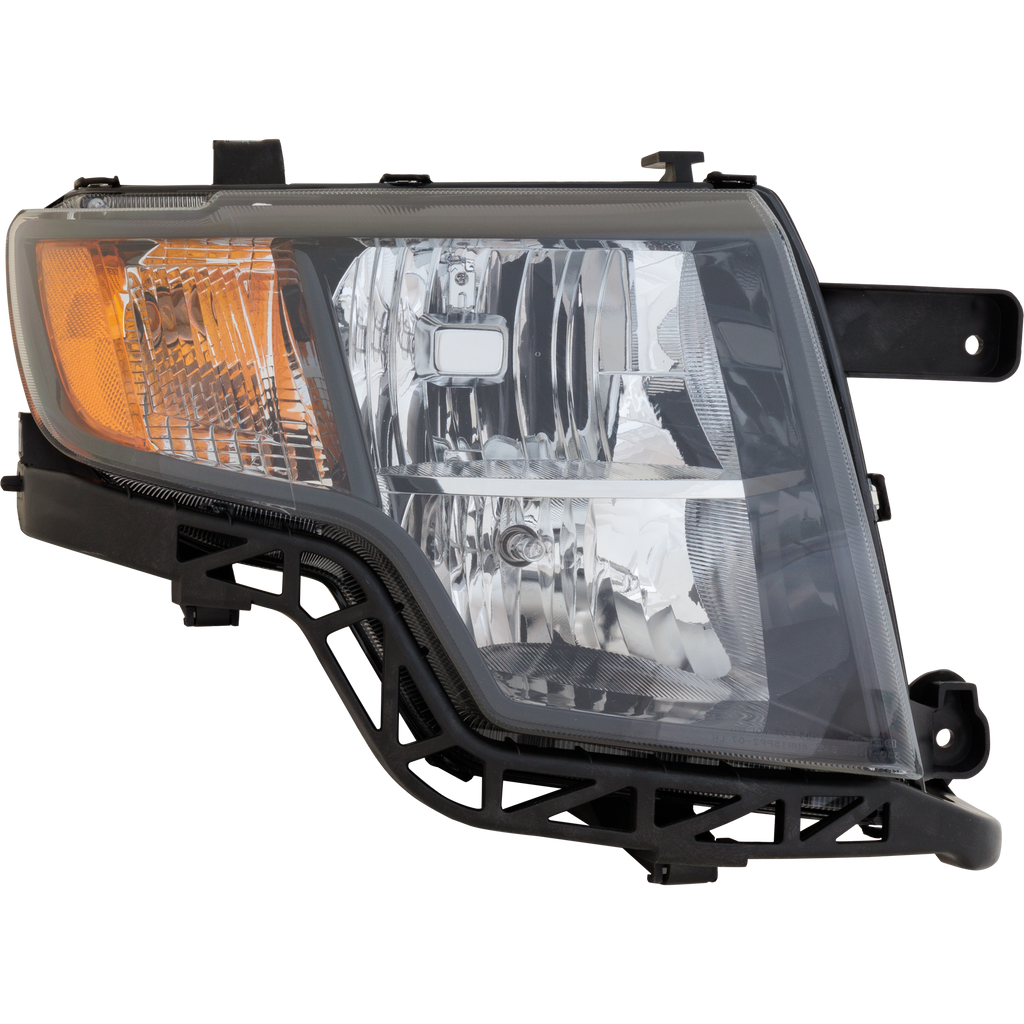 EDGE 09-10 HEAD LAMP RH, Assembly, Halogen, Black Interior, Sport Model - CAPA