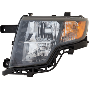 EDGE 09-10 HEAD LAMP LH, Assembly, Halogen, Black Interior, Sport Model - CAPA