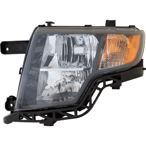 EDGE 09-10 HEAD LAMP LH, Assembly, Halogen, Black Interior, Sport Model - CAPA