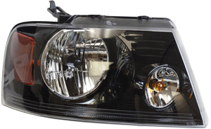 F-150 06-08 HEAD LAMP RH, Assembly, Halogen, Blacked Out, Harley Davidson Model - CAPA