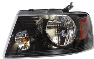 F-150 06-08 HEAD LAMP LH, Assembly, Halogen, Blacked Out, Harley Davidson Model - CAPA