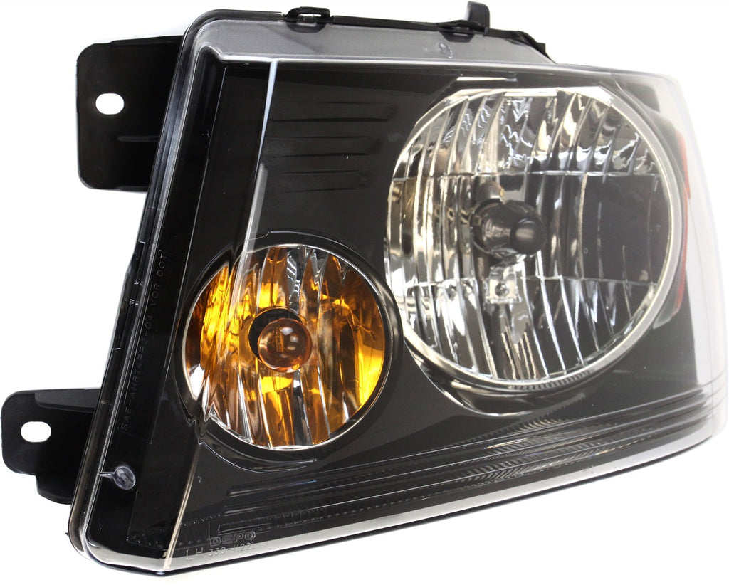 F-150 06-08 HEAD LAMP LH, Assembly, Halogen, Blacked Out, Harley Davidson Model - CAPA