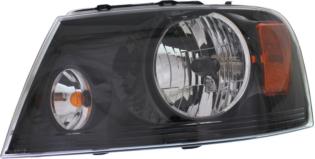 F-150 06-08 HEAD LAMP LH, Assembly, Halogen, Black Interior, w/o Chrome Trim, Harley Davidson Model