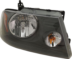 F-150 07-08 HEAD LAMP RH, Assembly, Halogen, w/o Chrome Trim, Medium Gray, (Exc. Harley Davidson Model) - CAPA