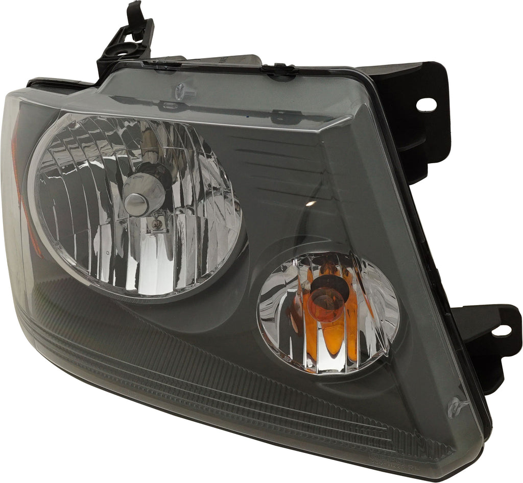 F-150 07-08 HEAD LAMP RH, Assembly, Halogen, w/o Chrome Trim, Medium Gray, (Exc. Harley Davidson Model) - CAPA