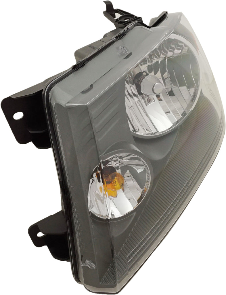 F-150 07-08 HEAD LAMP LH, Assembly, Halogen, w/o Chrome Trim, Medium Gray, (Exc. Harley Davidson Model) - CAPA