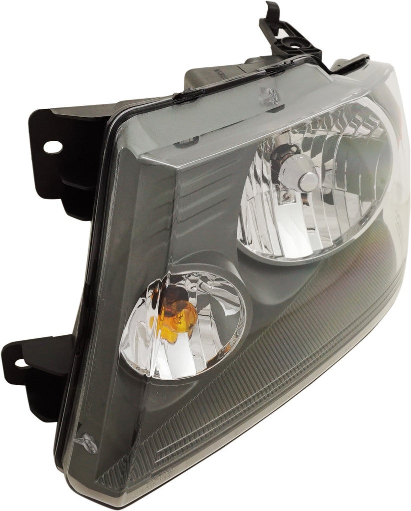 F-150 07-08 HEAD LAMP LH, Assembly, Halogen, w/o Chrome Trim, Gray Interior, (Exc. Harley Davidson Model)