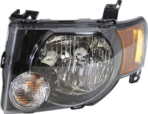 ESCAPE 09-12 HEAD LAMP LH, Assembly, Halogen, Dark Interior, w/ Sport Appearance Package, From 12-2-08, XLT Model