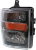 F-SERIES SUPER DUTY 08-10 HEAD LAMP RH, Assembly, Halogen, Harley Davidson Model, Smoked Lens, Aero Style