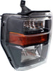 F-SERIES SUPER DUTY 08-10 HEAD LAMP RH, Assembly, Halogen, Harley Davidson Model, Smoked Lens, Aero Style