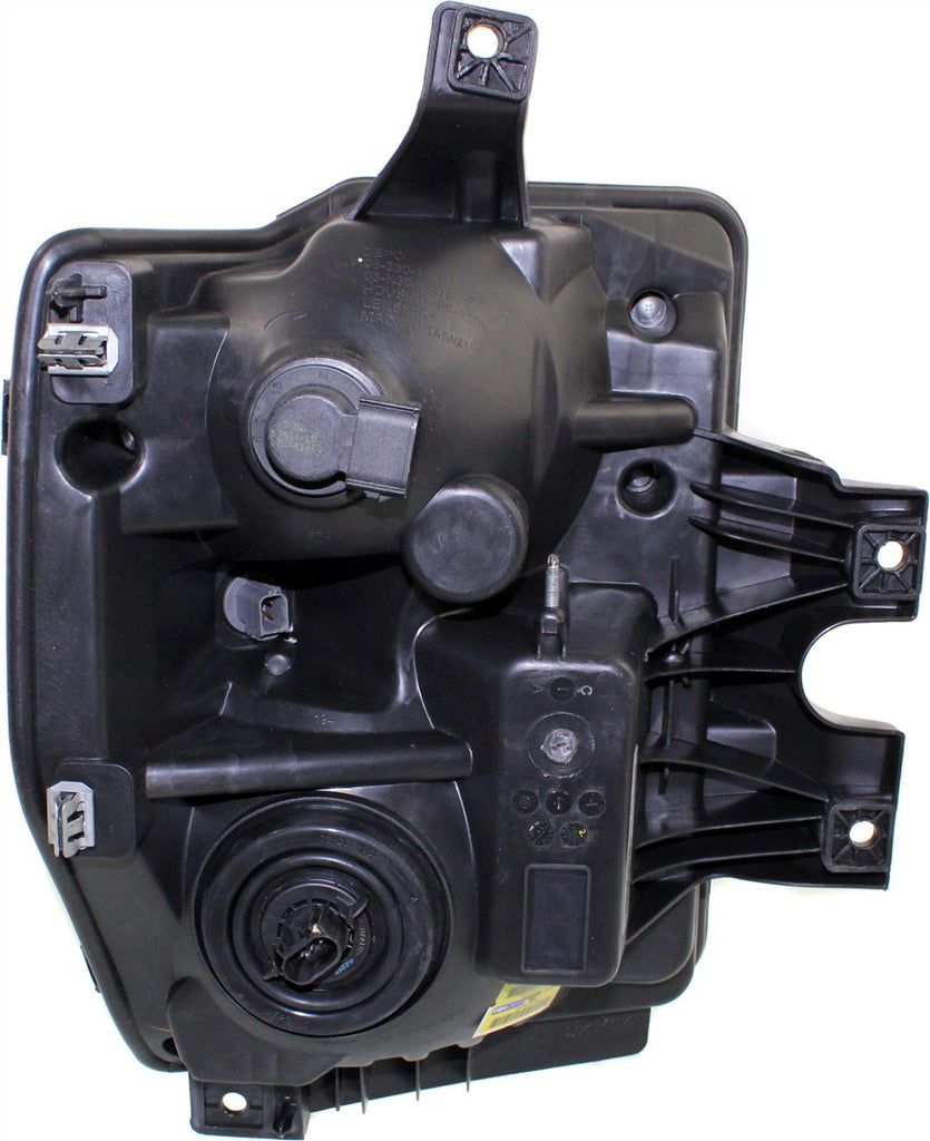 F-SERIES SUPER DUTY 08-10 HEAD LAMP LH, Assembly, Halogen, Harley Davidson Model, Smoked Lens, Aero Style