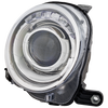 FIAT 500 12-19 PROJECTOR HEAD LAMP RH, Assembly, Halogen, w/o Black Trim, Hatchback - CAPA