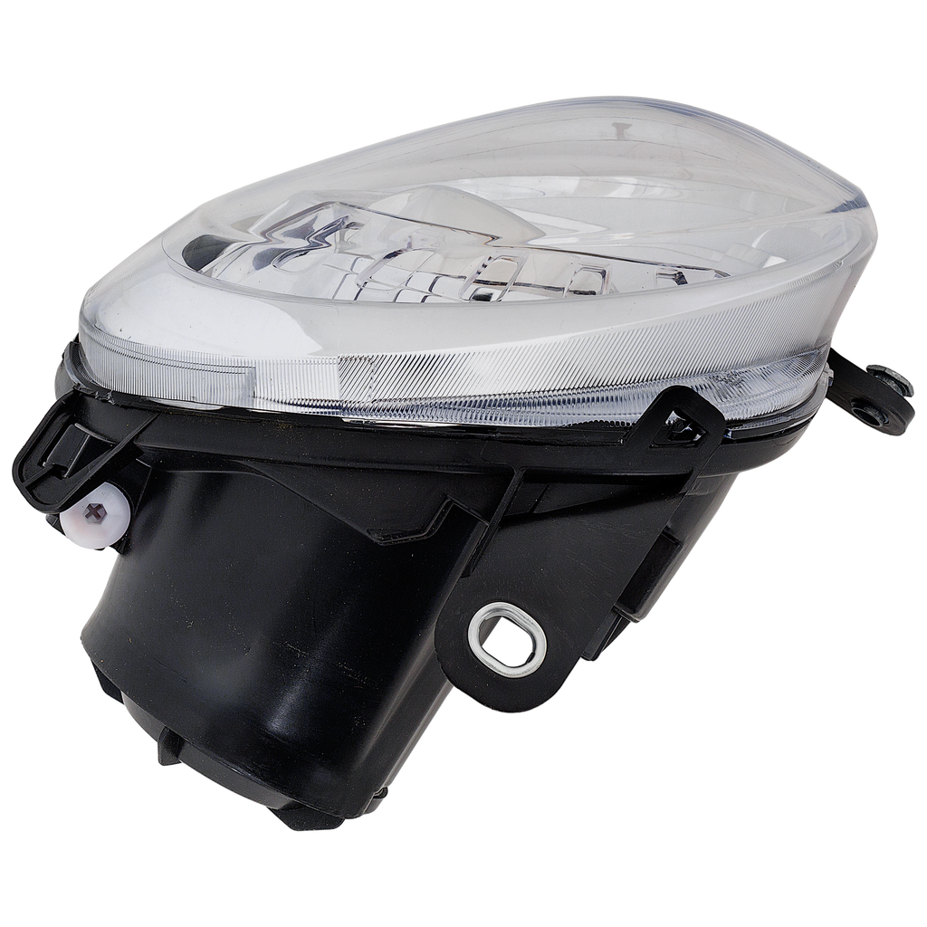 FIAT 500 12-19 PROJECTOR HEAD LAMP LH, Assembly, Halogen, w/o Black Trim, Hatchback - CAPA
