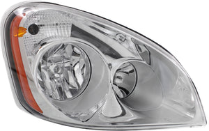 FREIGHTLINER CASCADIA 08-17 HEAD LAMP RH, Assembly, Halogen, Chrome Interior