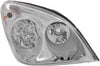 FREIGHTLINER CASCADIA 08-17 HEAD LAMP RH, Assembly, Halogen, Chrome Interior