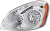 FREIGHTLINER CASCADIA 08-17 HEAD LAMP LH, Assembly, Halogen, Chrome Interior