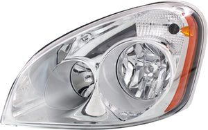 FREIGHTLINER CASCADIA 08-17 HEAD LAMP LH, Assembly, Halogen, Chrome Interior