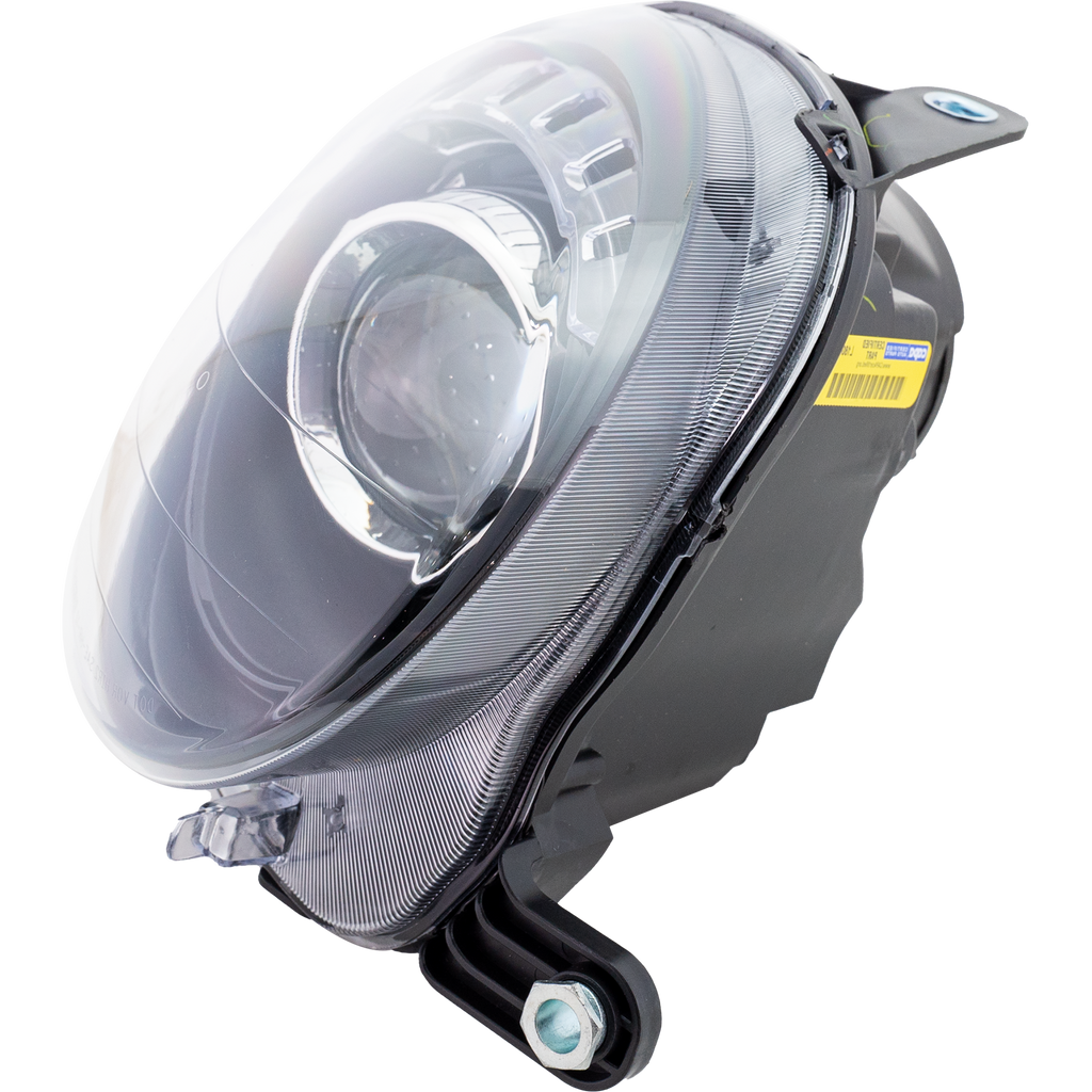 FIAT 500 12-19 PROJECTOR HEAD LAMP RH, Assembly, Halogen, w/ Black Trim, Hatchback - CAPA