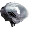 FIAT 500 12-19 PROJECTOR HEAD LAMP RH, Assembly, Halogen, w/ Black Trim, Hatchback - CAPA