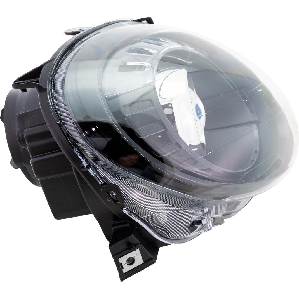 FIAT 500 12-19 PROJECTOR HEAD LAMP RH, Assembly, Halogen, w/ Black Trim, Hatchback - CAPA