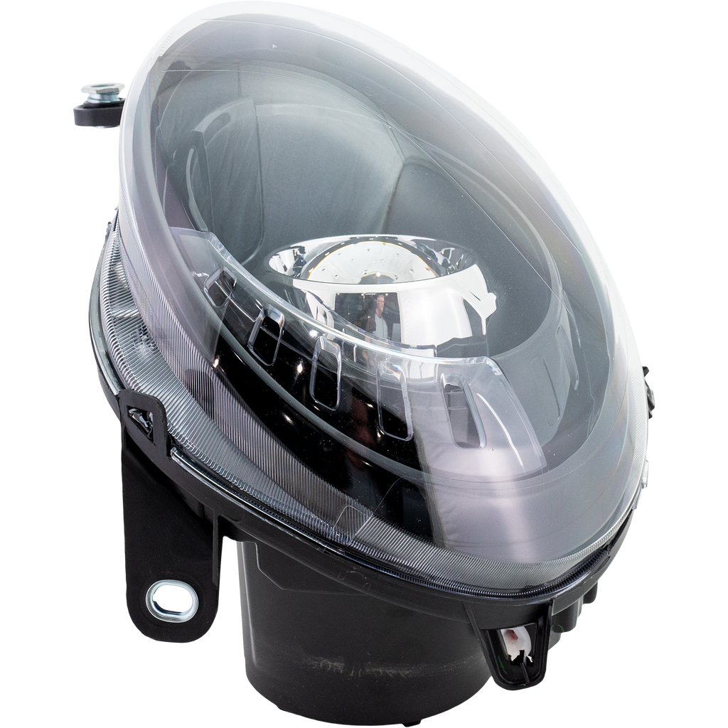 FIAT 500 12-19 PROJECTOR HEAD LAMP RH, Assembly, Halogen, w/ Black Trim, Hatchback - CAPA
