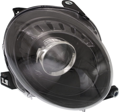 FIAT 500 12-19 PROJECTOR HEAD LAMP RH, Assembly, Halogen, w/ Black Trim, Hatchback