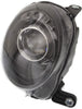 FIAT 500 12-19 PROJECTOR HEAD LAMP RH, Assembly, Halogen, w/ Black Trim, Hatchback