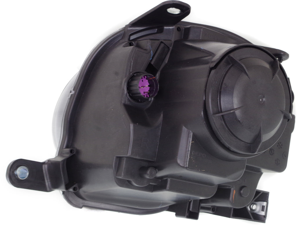 FIAT 500 12-19 PROJECTOR HEAD LAMP RH, Assembly, Halogen, w/ Black Trim, Hatchback