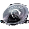 FIAT 500 12-19 PROJECTOR HEAD LAMP LH, Assembly, Halogen, w/ Black Trim, Hatchback - CAPA