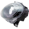 FIAT 500 12-19 PROJECTOR HEAD LAMP LH, Assembly, Halogen, w/ Black Trim, Hatchback - CAPA