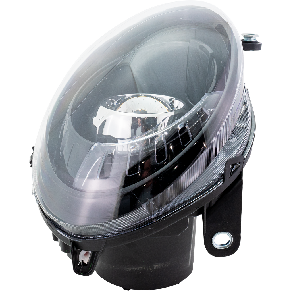 FIAT 500 12-19 PROJECTOR HEAD LAMP LH, Assembly, Halogen, w/ Black Trim, Hatchback - CAPA