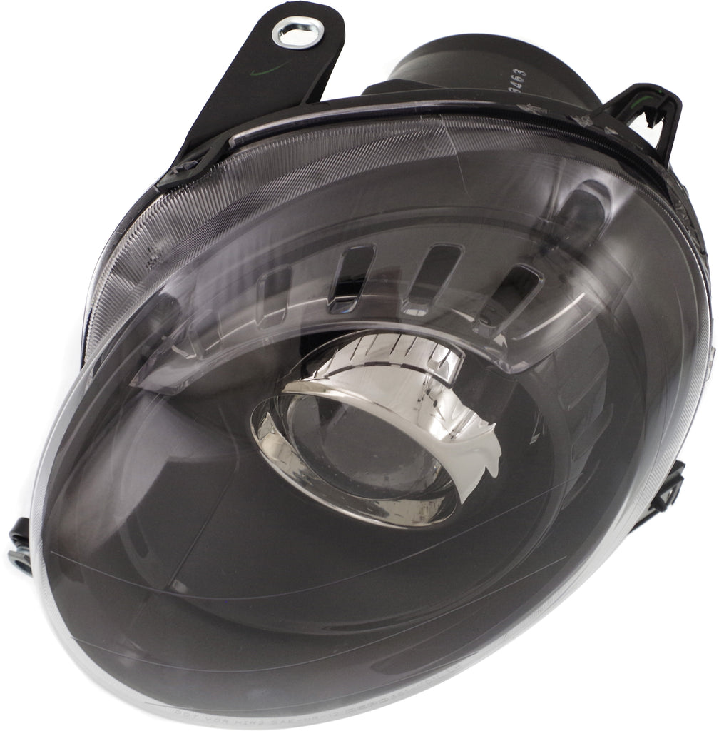 FIAT 500 12-19 PROJECTOR HEAD LAMP LH, Assembly, Halogen, w/ Black Trim, Hatchback