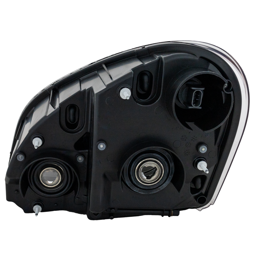 FREIGHTLINER CASCADIA 08-14 PROJECTOR HEAD LAMP RH AND LH, Lens/Housing, Halogen, Black Interior
