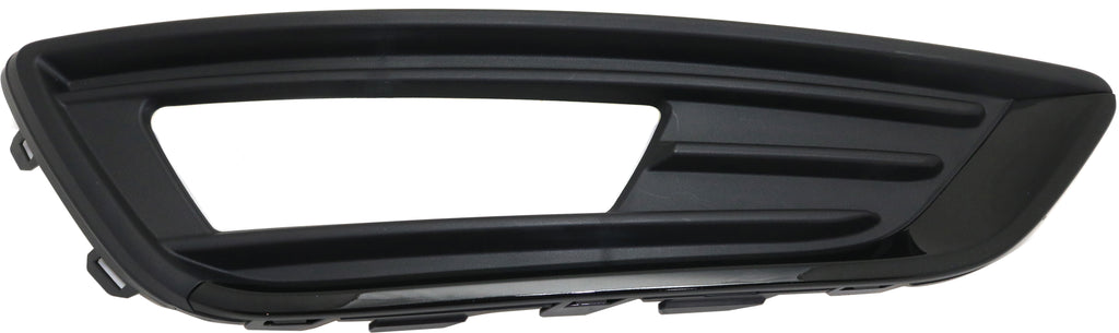 FOCUS 15-18 FRONT FOG LAMP MOLDING RH, Textured Black, w/ Sport Pkg, SE Model, HB/Sedan