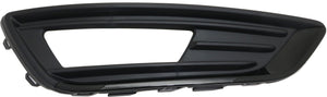 FOCUS 15-18 FRONT FOG LAMP MOLDING RH, Textured Black, w/ Sport Pkg, SE Model, HB/Sedan