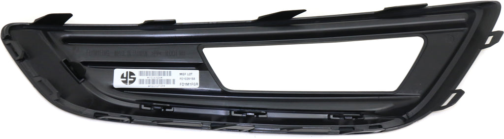 FOCUS 15-18 FRONT FOG LAMP MOLDING RH, Textured Black, w/ Sport Pkg, SE Model, HB/Sedan
