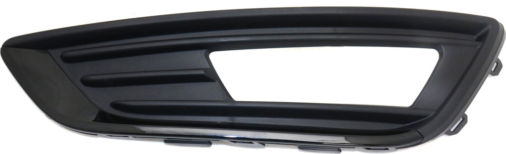FOCUS 15-18 FRONT FOG LAMP MOLDING LH, Textured Black, w/ Sport Pkg, SE Model, HB/Sedan