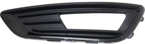 FOCUS 15-18 FRONT FOG LAMP MOLDING LH, Textured Black, w/ Sport Pkg, SE Model, HB/Sedan