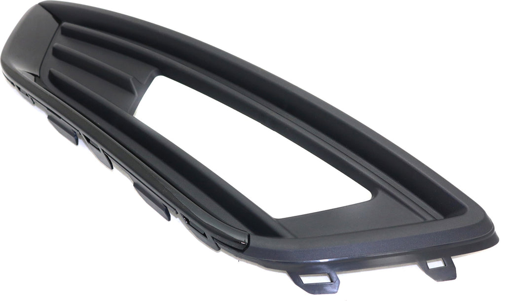 FOCUS 15-18 FRONT FOG LAMP MOLDING LH, Textured Black, w/ Sport Pkg, SE Model, HB/Sedan