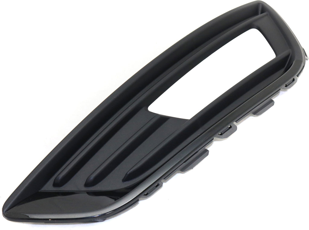 FOCUS 15-18 FRONT FOG LAMP MOLDING LH, Textured Black, w/ Sport Pkg, SE Model, HB/Sedan