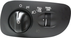 EXPEDITION 97-98 HEAD LAMP SWITCH, w/ Fog, Conventional Headlight and Panel Dim Controls