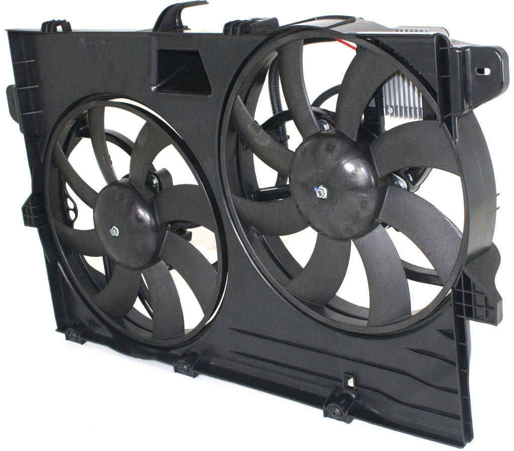 EDGE/MKX 07-09 RADIATOR FAN ASSEMBLY, w/ Tow Pckg., To 5-4-09, w/ Control module