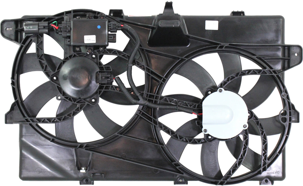 EDGE 07-14/MKX 07-15 RADIATOR FAN ASSEMBLY, V6, w/o Tow Pckg., w/ Control module