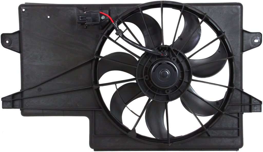 FOCUS 08-11 RADIATOR FAN SHROUD ASSEMBLY, Includes resistor