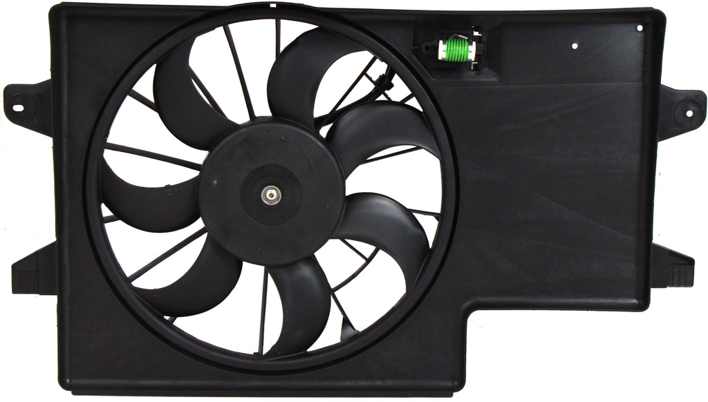 FOCUS 08-11 RADIATOR FAN SHROUD ASSEMBLY, Includes resistor