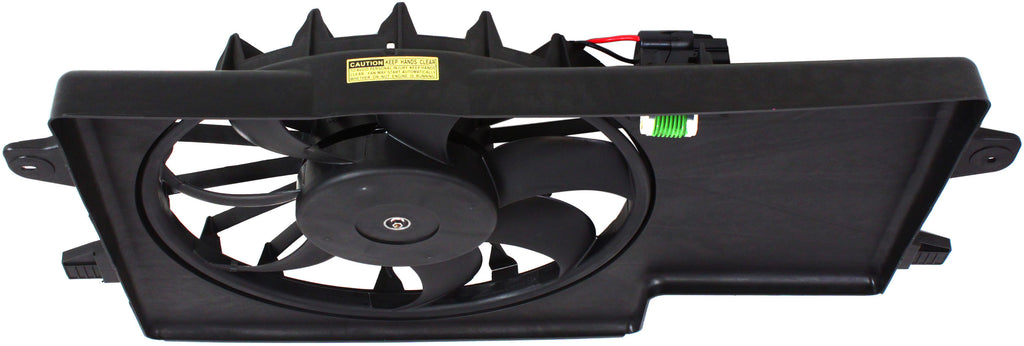 FOCUS 08-11 RADIATOR FAN SHROUD ASSEMBLY, Includes resistor