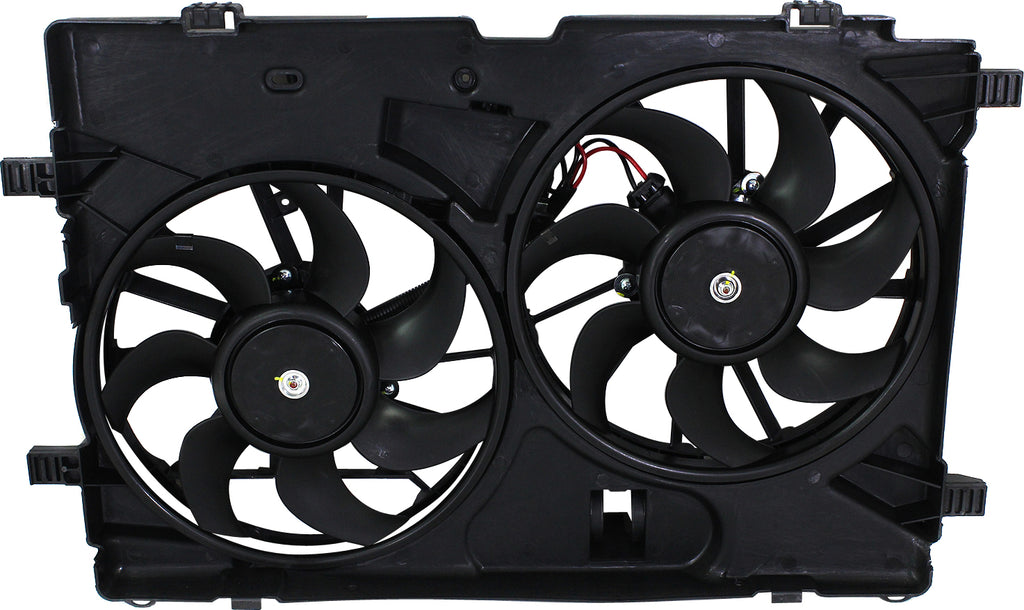 FUSION 10-12 RADIATOR FAN ASSEMBLY, Dual Fan, 3.5L, w/ Control module